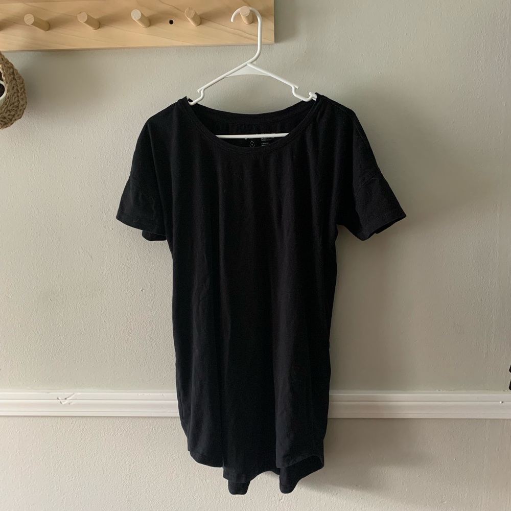 Pact’s Women's Black Sleep Tee | 100% Organic Cotton